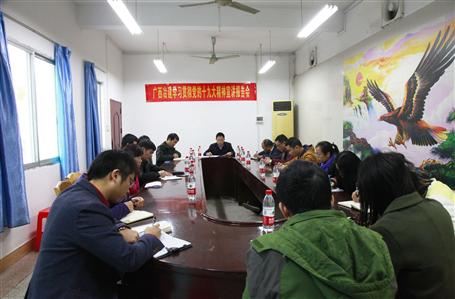 公司黨委副書記賴海標(biāo)到機(jī)電公司宣講十九大精神