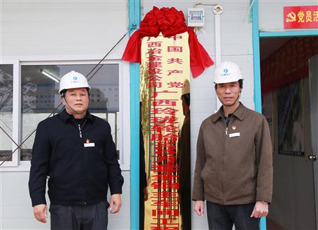 發(fā)揮戰(zhàn)斗堡壘作用！冶建又一個(gè)項(xiàng)目部黨支部揭牌