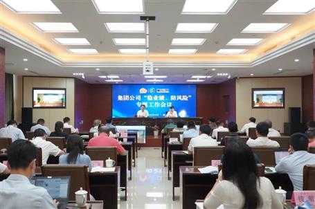 集團公司“穩(wěn)業(yè)績、防風(fēng)險”專題工作會議召開