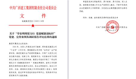 【喜訊】冶建公司3項宣傳、黨建成果榮獲集團公司表彰
