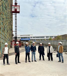 集團(tuán)公司檢查組到冶建第五分公司項目開展年終質(zhì)量安全綜合大檢查